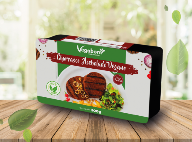 Detalhes do produto CHURRASCO NATURAL ACEBOLADO VEGANO - 300g