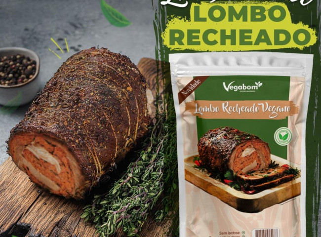 Detalhes do produto LOMBO RECHEADO VEGANO 250G