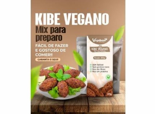 Detalhes do produto MIX PRONTO PARA PREPARO KIBE VEGANO