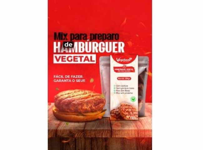 Detalhes do produto MIX PARA PREPARO HAMBURGUER VEGETAL 